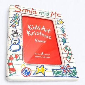 Santa and Me Kids Art Frame - Festive Multicolor
